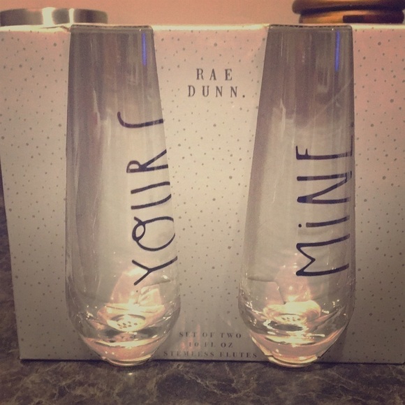 Rae Dunn Other - Brand New Rae Dunn yours and mine flutes